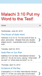 Mobile Screenshot of malachi3vs10.blogspot.com