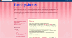 Desktop Screenshot of hastingsjustice.blogspot.com