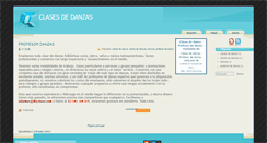 Desktop Screenshot of clasesdedanzas.blogspot.com