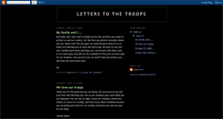 Desktop Screenshot of letterstotroops.blogspot.com