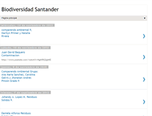 Tablet Screenshot of biodiversidadsantander.blogspot.com