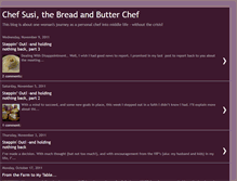 Tablet Screenshot of breadandbutterchef.blogspot.com