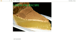 Desktop Screenshot of chesspierecipe.blogspot.com