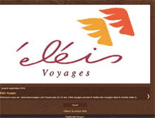 Tablet Screenshot of eleis-voyages.blogspot.com