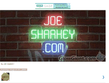 Tablet Screenshot of joesharkeyat.blogspot.com