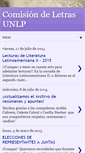 Mobile Screenshot of comisionletrasunlp.blogspot.com