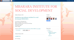 Desktop Screenshot of mbararainstitute.blogspot.com