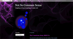 Desktop Screenshot of notsocommonsense-faithmichaels.blogspot.com