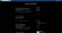 Desktop Screenshot of john-websiteneeds.blogspot.com