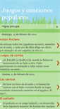 Mobile Screenshot of juegosycancionespopulares.blogspot.com
