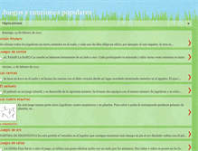 Tablet Screenshot of juegosycancionespopulares.blogspot.com