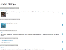 Tablet Screenshot of end-of-hiding.blogspot.com