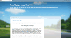 Desktop Screenshot of free-weightlossips.blogspot.com