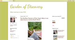 Desktop Screenshot of gardenofdiscovery.blogspot.com