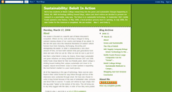 Desktop Screenshot of beloitsustainability.blogspot.com