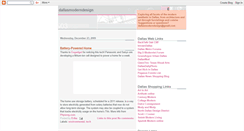 Desktop Screenshot of dallasmoderndesign.blogspot.com