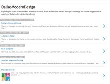 Tablet Screenshot of dallasmoderndesign.blogspot.com