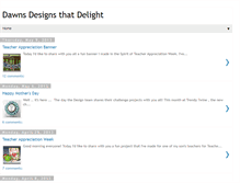 Tablet Screenshot of dawnsdesignsthatdelight.blogspot.com