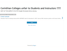 Tablet Screenshot of corinthian-college-sucks.blogspot.com