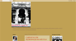 Desktop Screenshot of petropolisnoseculoxx.blogspot.com