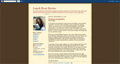 Desktop Screenshot of lunchhourstories.blogspot.com