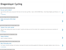 Tablet Screenshot of dragonslayercycling.blogspot.com