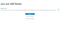 Tablet Screenshot of javaj2eeebooks.blogspot.com