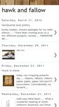 Mobile Screenshot of hawkandfallow.blogspot.com