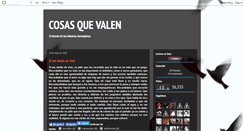 Desktop Screenshot of cosasquevalen.blogspot.com