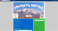 Desktop Screenshot of consultagiovaniboves.blogspot.com
