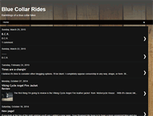 Tablet Screenshot of bluecollarrides.blogspot.com