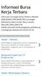 Mobile Screenshot of bursakerjaterbaru.blogspot.com