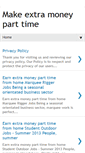 Mobile Screenshot of make-extra-money-part-time.blogspot.com