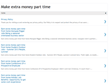 Tablet Screenshot of make-extra-money-part-time.blogspot.com