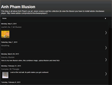 Tablet Screenshot of anhphamillusionscience.blogspot.com