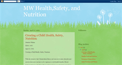 Desktop Screenshot of mwhealthsafetyandnutrition.blogspot.com