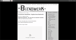 Desktop Screenshot of blendwerk.blogspot.com