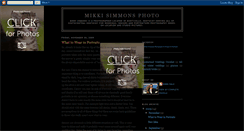 Desktop Screenshot of mikkisimmonsphoto.blogspot.com