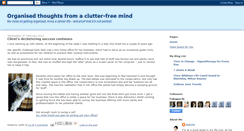 Desktop Screenshot of clutter-free-mind.blogspot.com