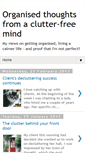 Mobile Screenshot of clutter-free-mind.blogspot.com