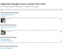 Tablet Screenshot of clutter-free-mind.blogspot.com