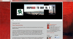 Desktop Screenshot of inspiredtorun13.blogspot.com