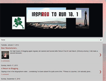 Tablet Screenshot of inspiredtorun13.blogspot.com