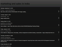 Tablet Screenshot of marketingandsalesinindia.blogspot.com