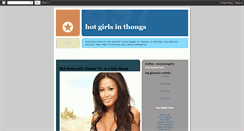 Desktop Screenshot of hot-girls-in-thongs.blogspot.com