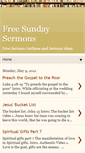 Mobile Screenshot of freesundaysermons.blogspot.com