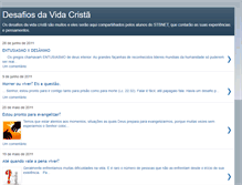 Tablet Screenshot of desafiosdavidacrista.blogspot.com