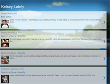 Tablet Screenshot of kelsey-lately.blogspot.com