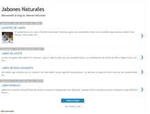 Tablet Screenshot of jabonesnaturalesartesanos.blogspot.com