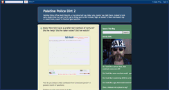 Desktop Screenshot of palatinepolicedirt2.blogspot.com